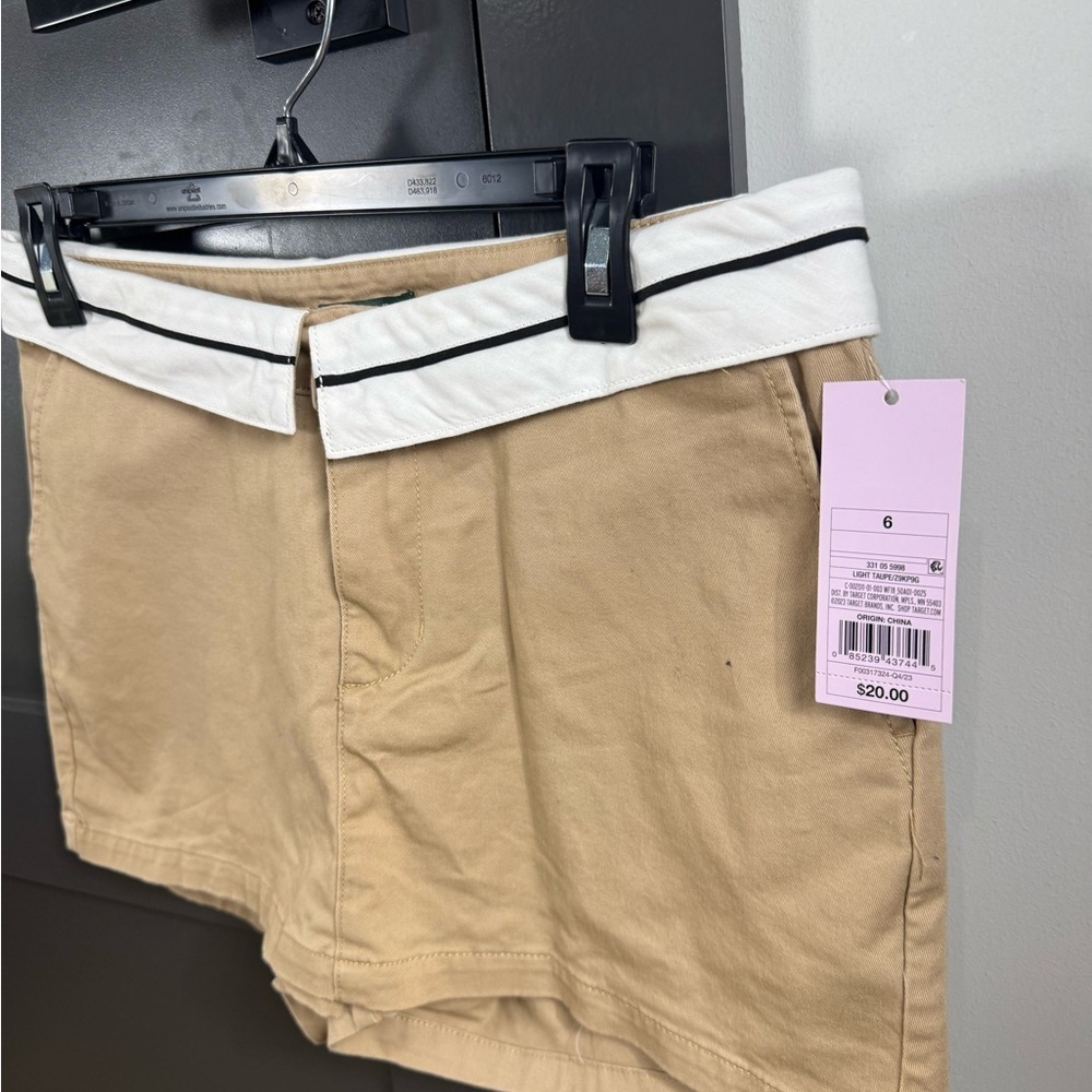 Wild Fable Fold Over Waistband Khaki Skort Women’s Size 6 - Picture 2 of 10